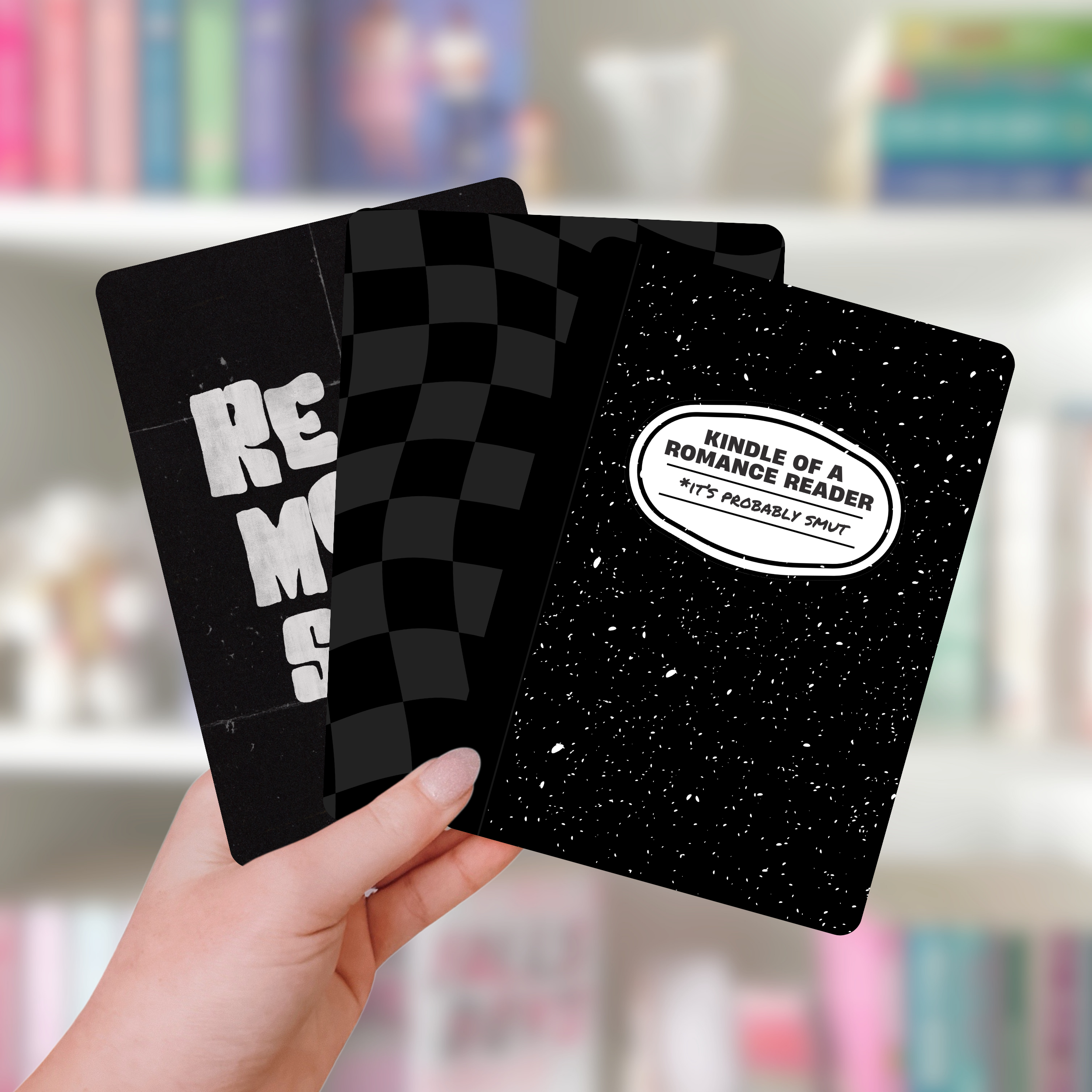 dark romance kindle case inserts (pack of 3) – probably smut