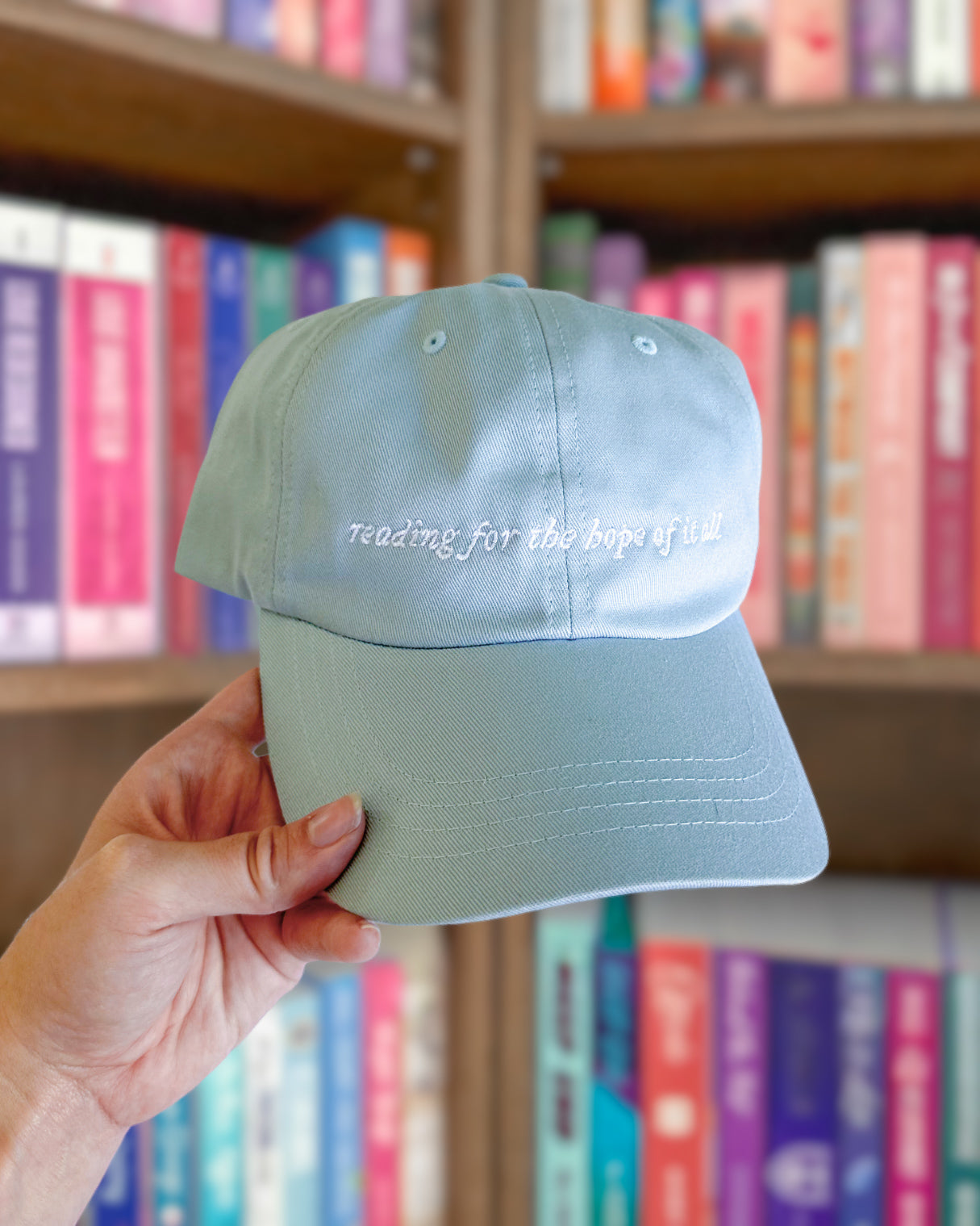 reading for the hope of it all hat