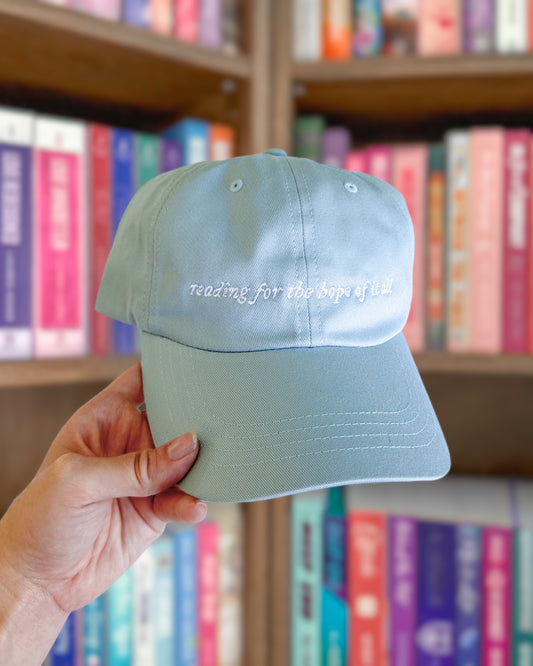 reading for the hope of it all hat