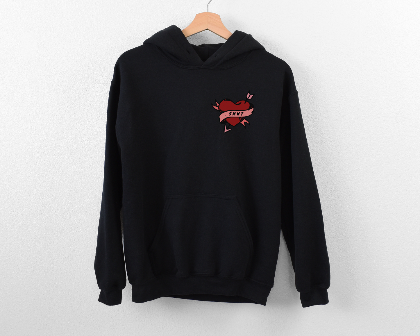 tattoo smut heart hoodie