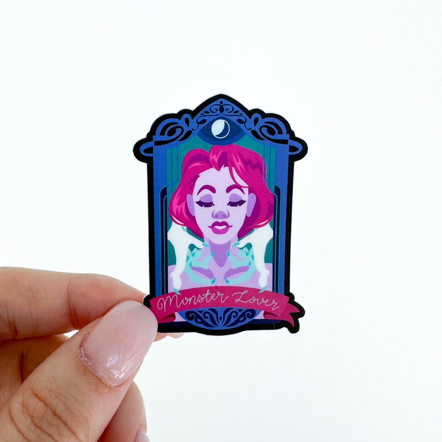 monster lover sticker
