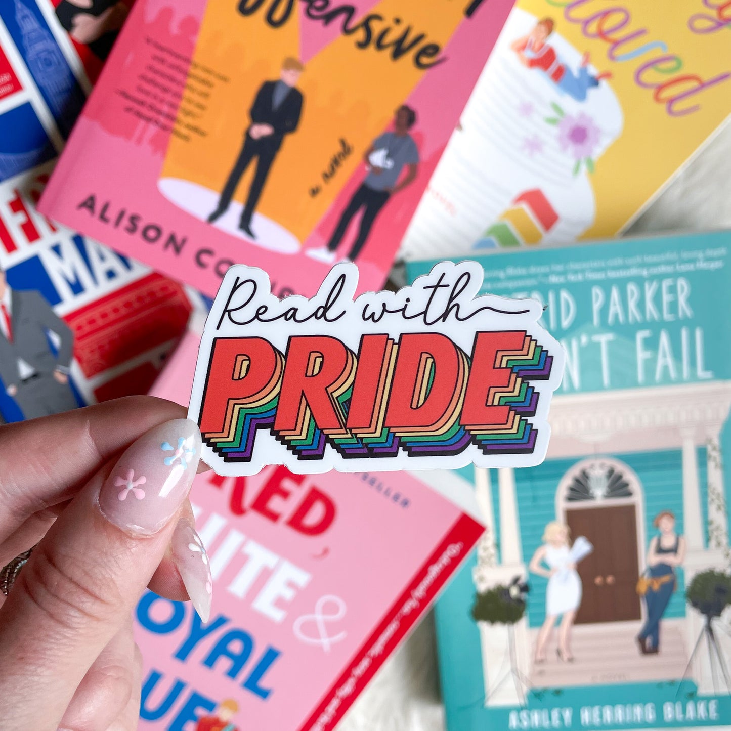 read with pride sticker