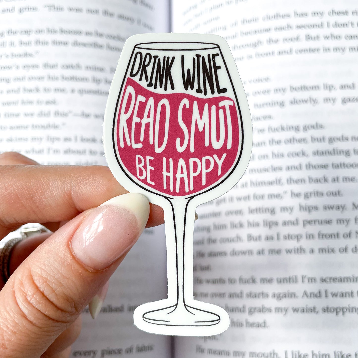 drink wine sticker