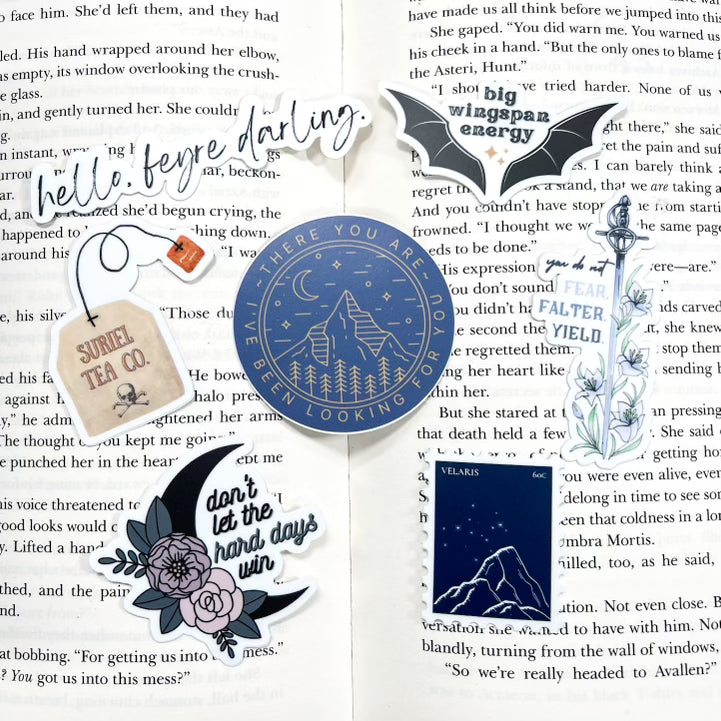 ACOTAR series sticker pack 1
