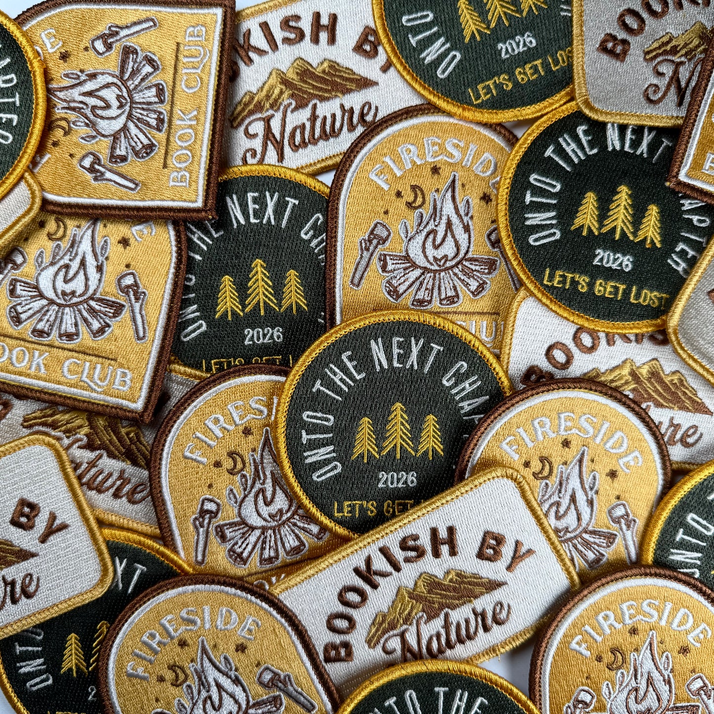 bookish patches (set of 3)