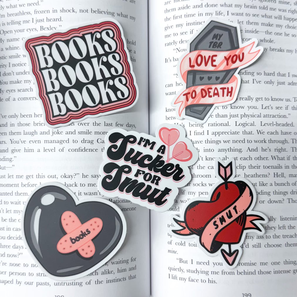 book love sticker pack – probably smut - Main Image