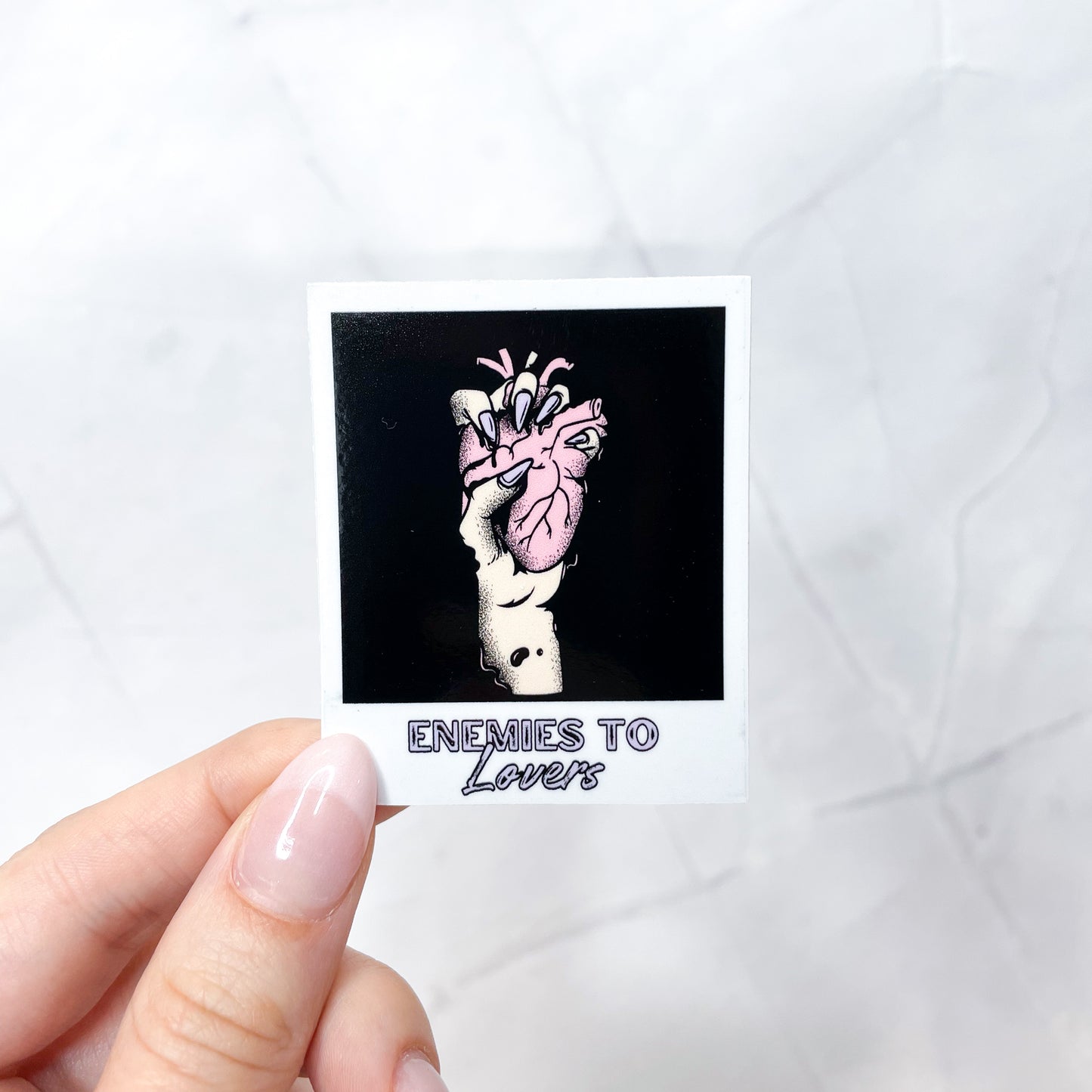 enemies to lovers polaroid sticker