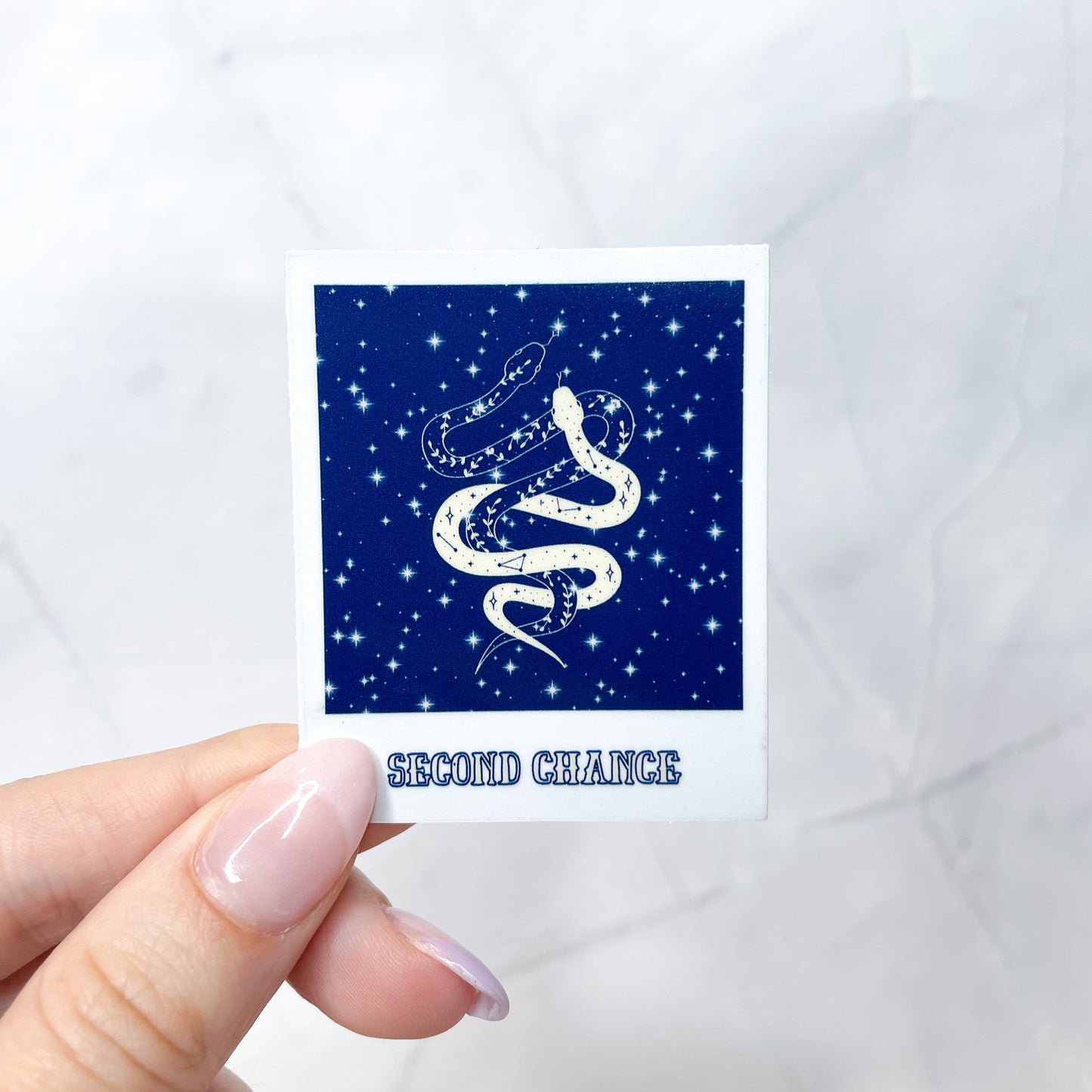 second chance polaroid sticker