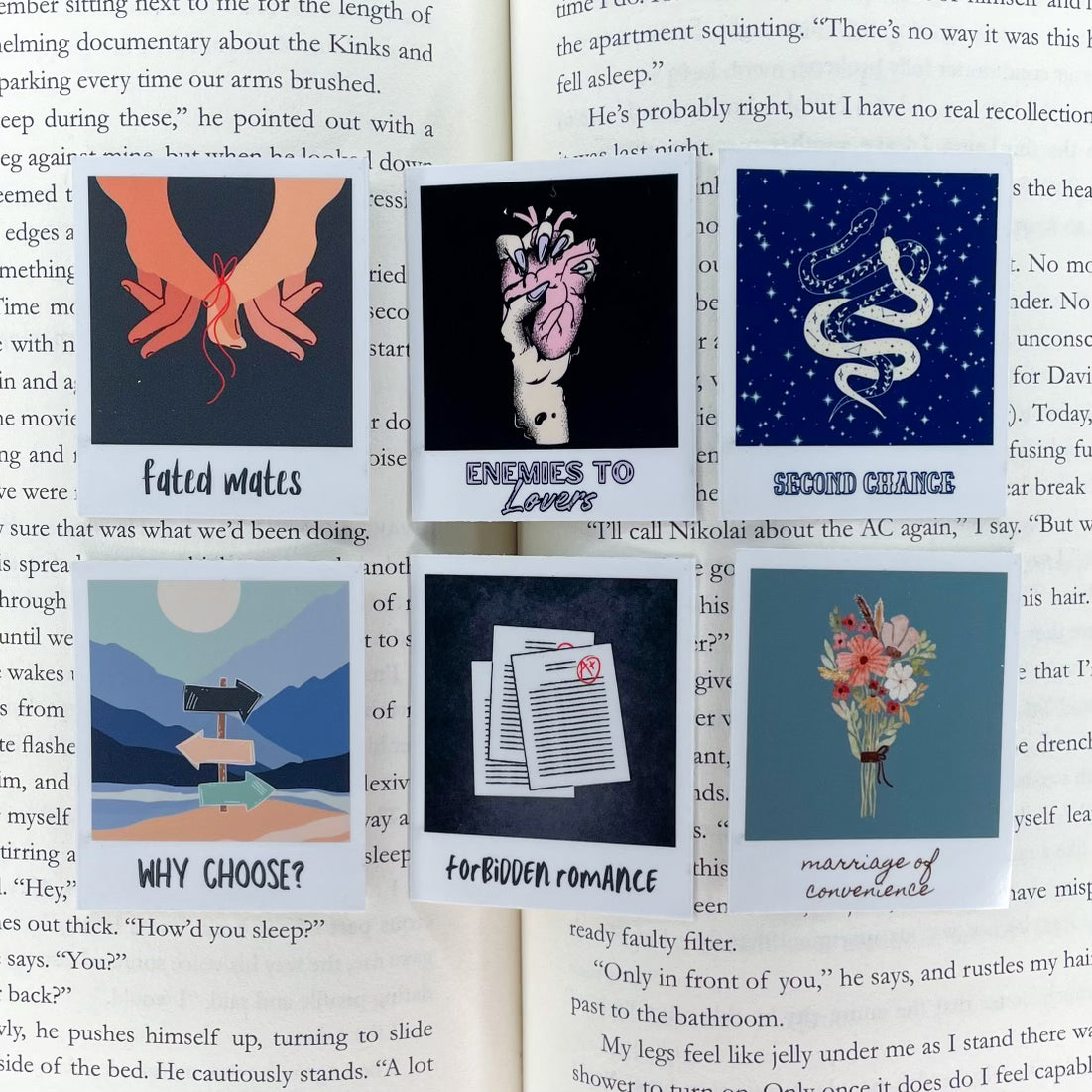 trope polaroid sticker pack #1