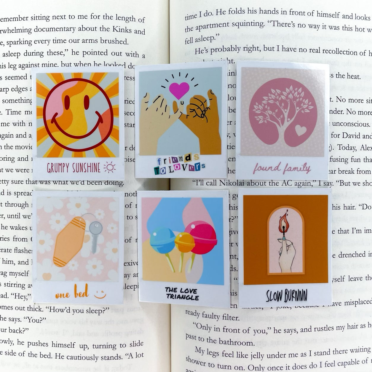 trope polaroid sticker pack #2