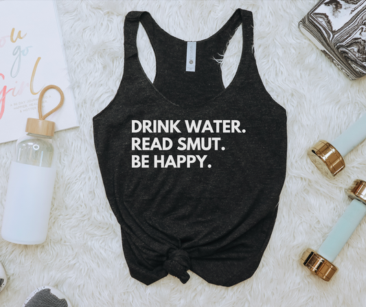 drink water racerback tank