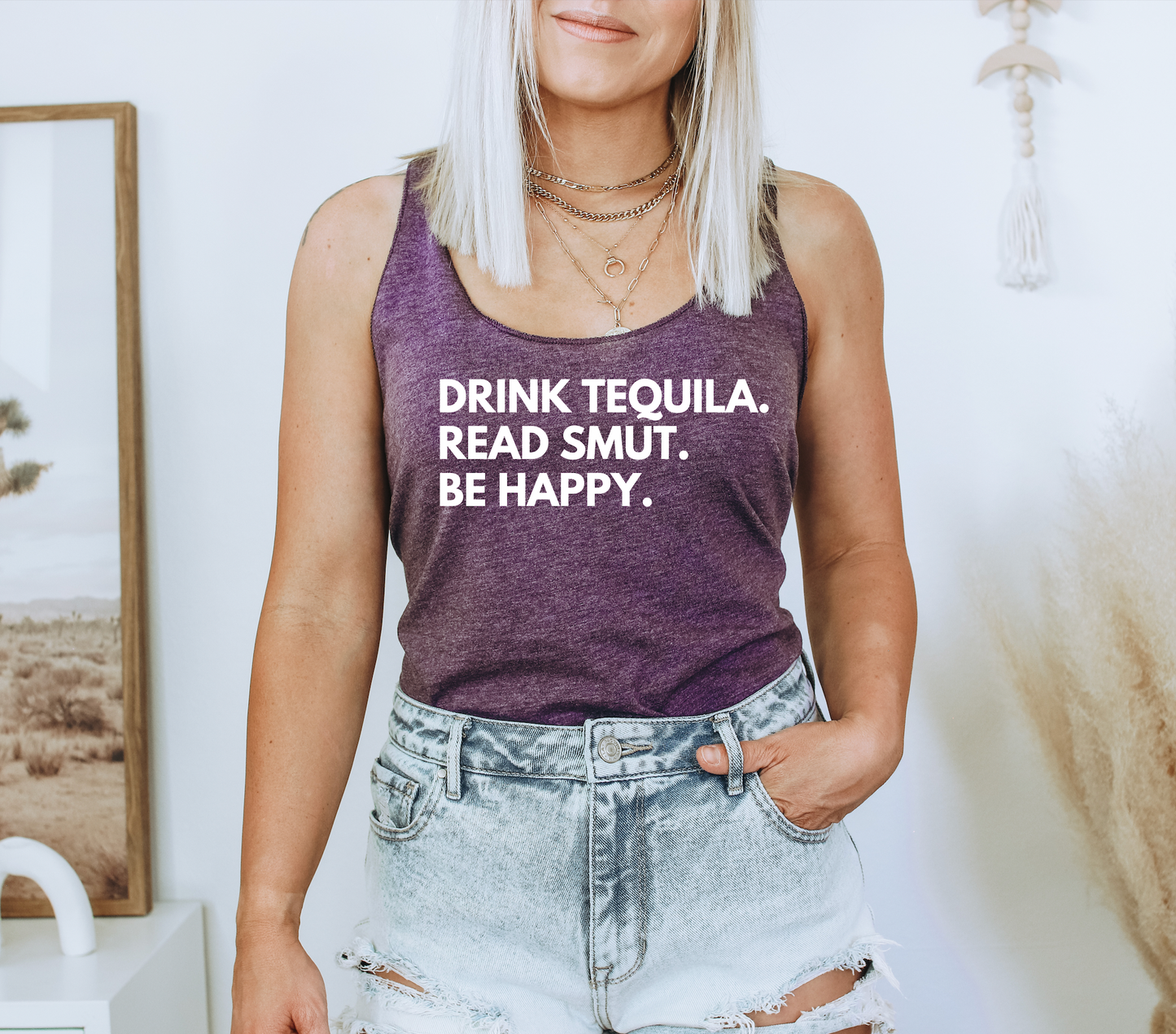 drink tequila racerback tank