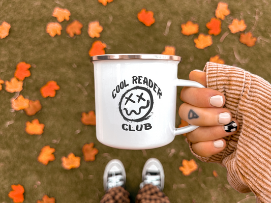 cool reader club enamel mug