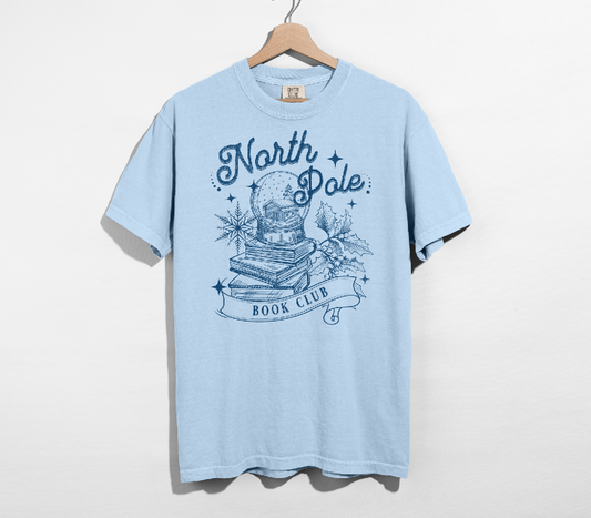 north pole book club t-shirt