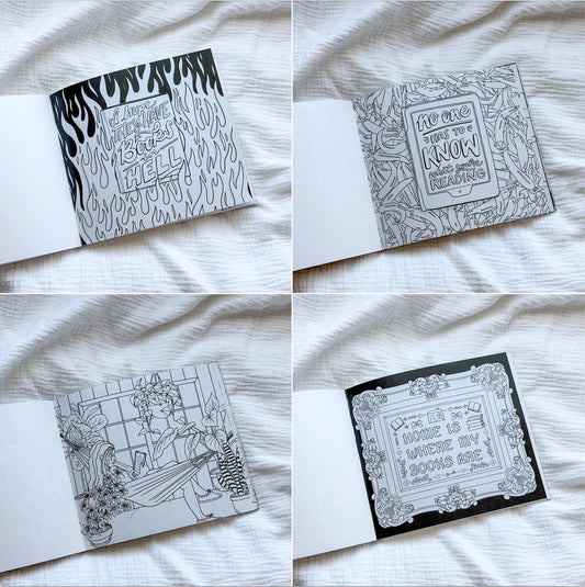 the romance reader coloring book