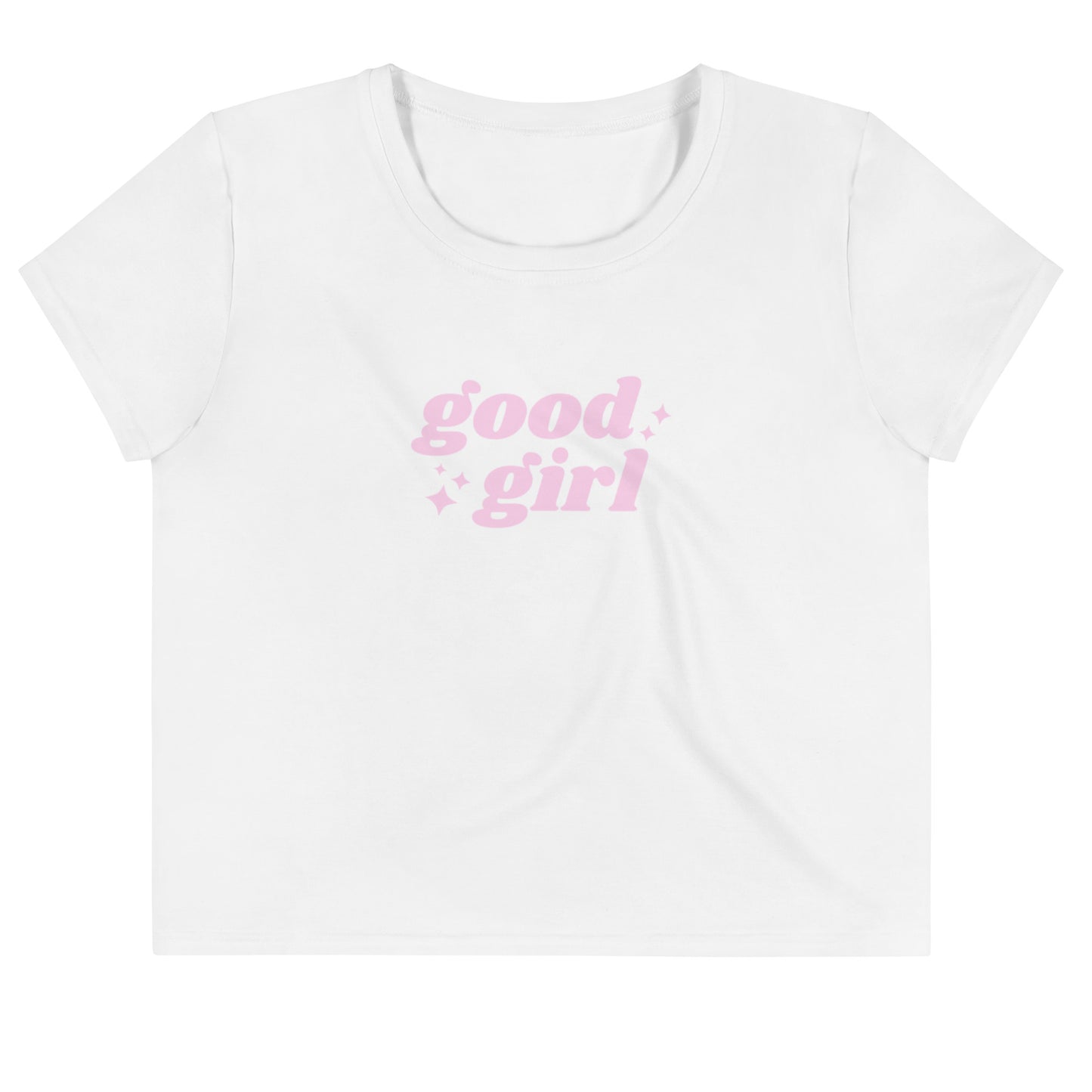good girl crop tee