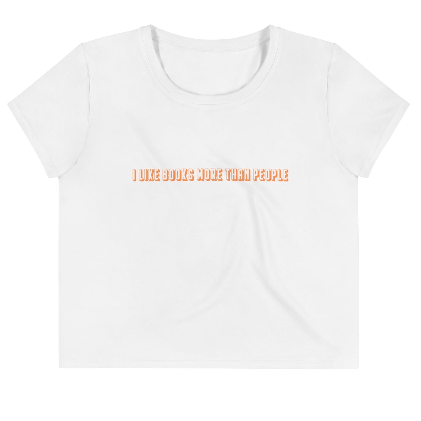 books > people crop tee