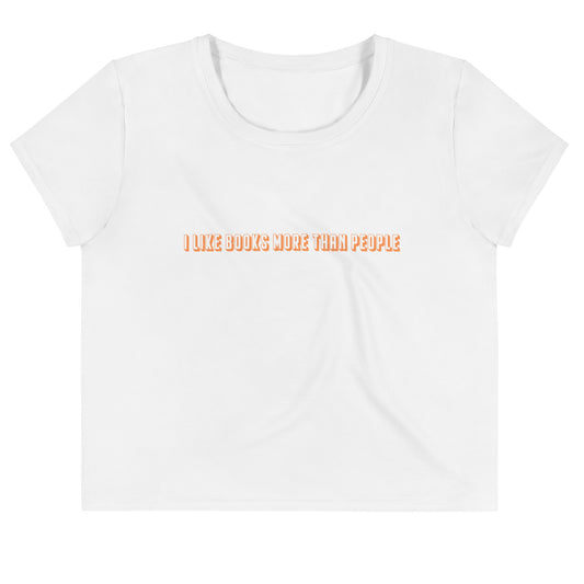 books > people crop tee