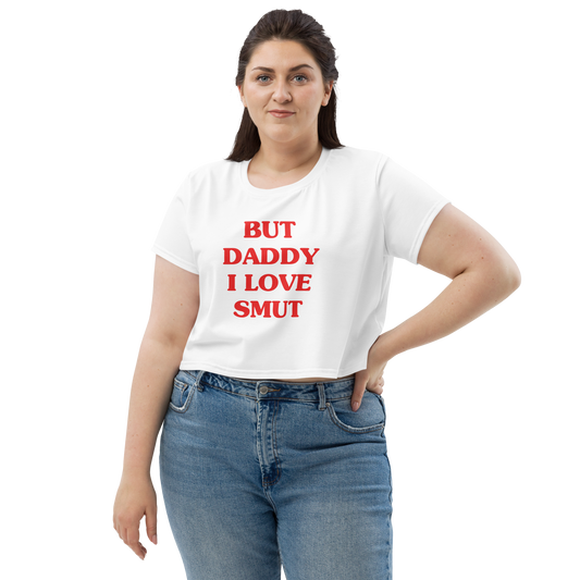 but daddy i love smut crop tee