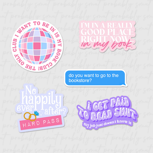 book babe sticker pack