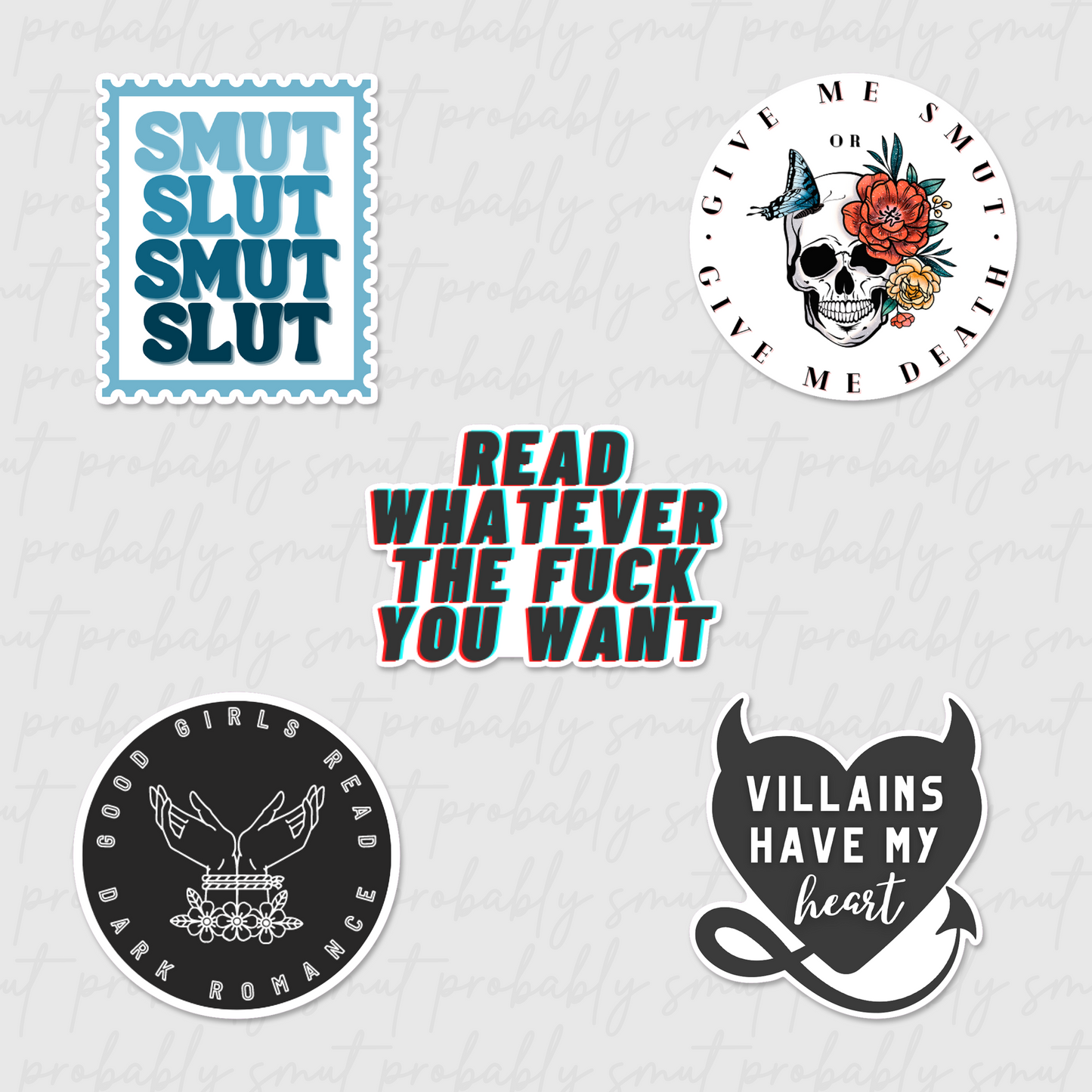 dark romance sticker pack