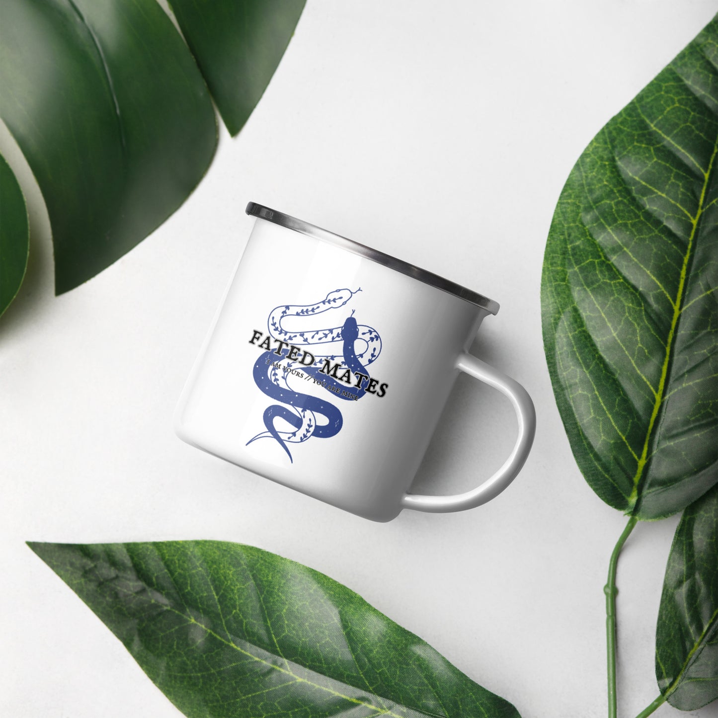 fated mates enamel mug