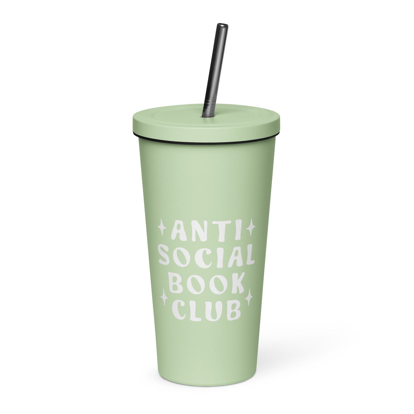 antisocial book club tumbler