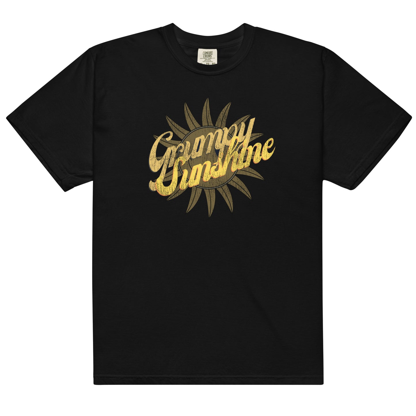 grumpy sunshine t-shirt in black