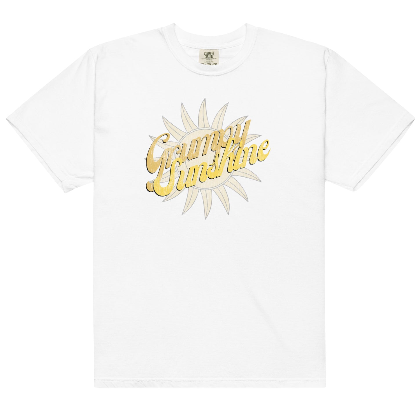 grumpy sunshine t-shirt in white