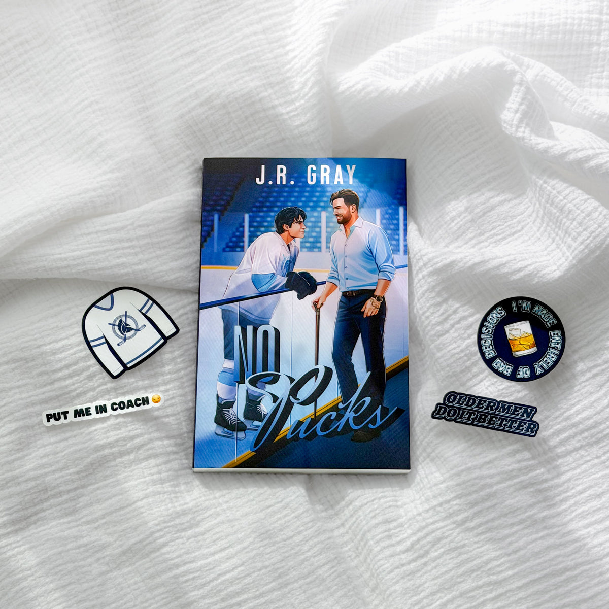 No Pucks by J.R. Gray - SE paperback bundle