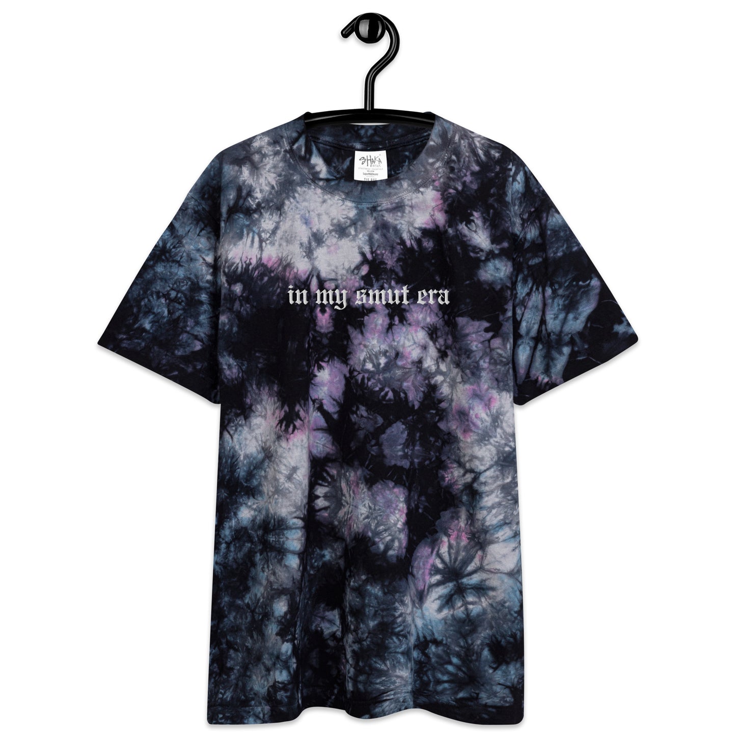 in my smut era embroidered tie-dye t-shirt