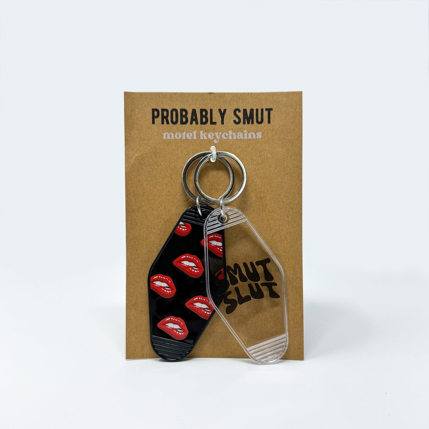 smut slut keychain set