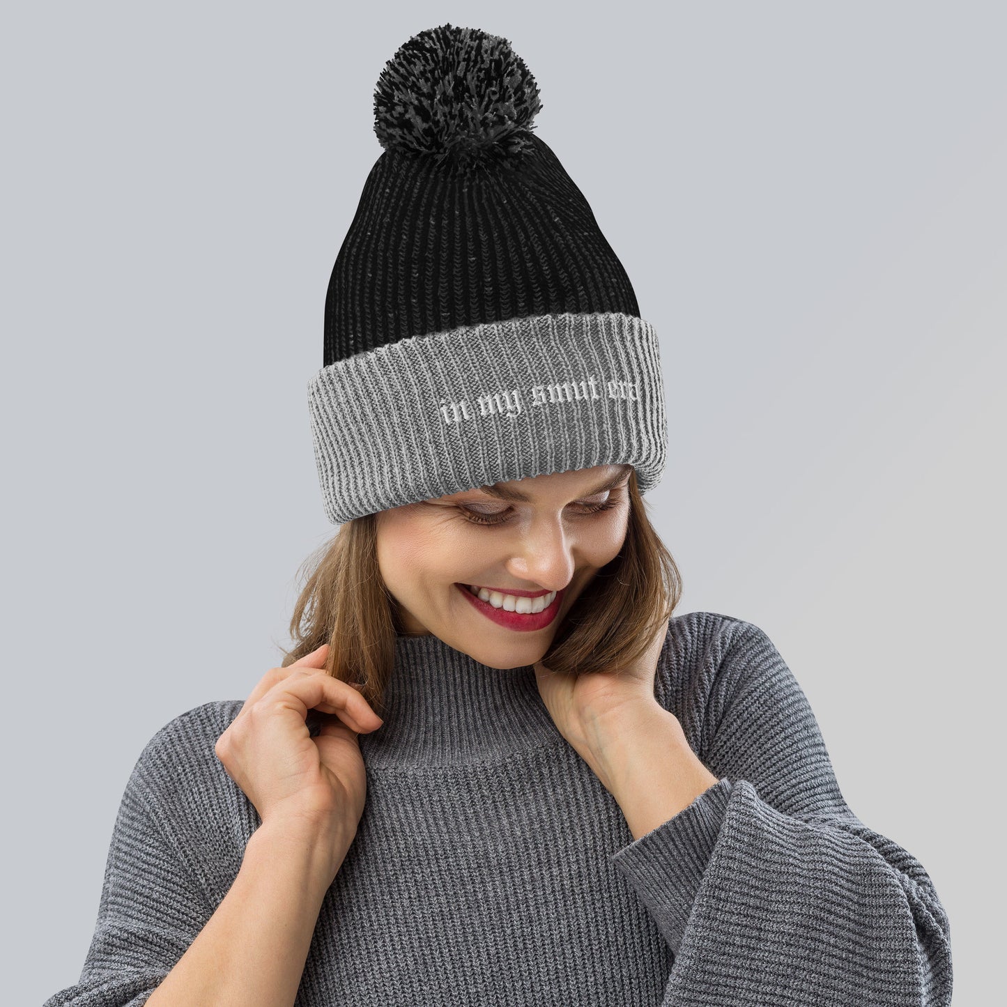 in my smut era pom-pm beanie