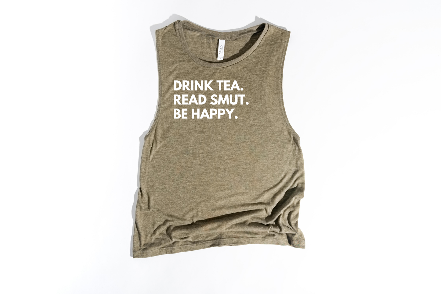 drink tea muscle tank