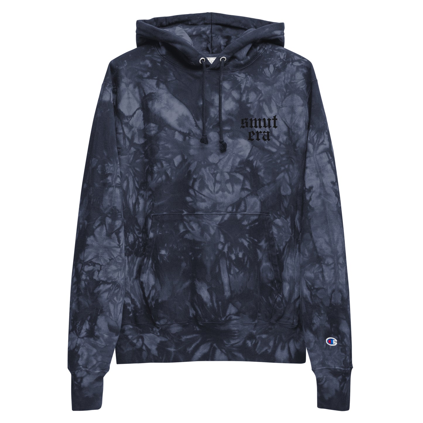 smut era embroidered tie-dye hoodie