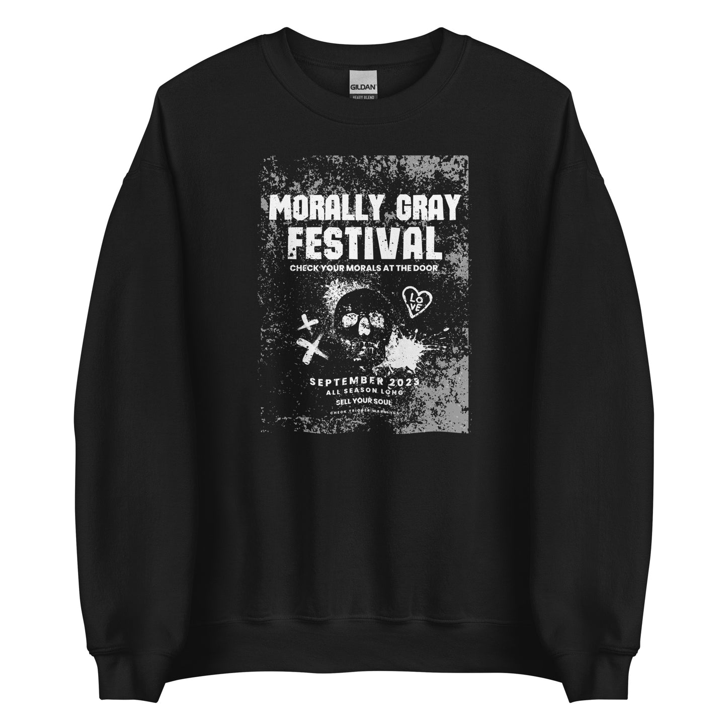 morally gray festival sweatshirt
