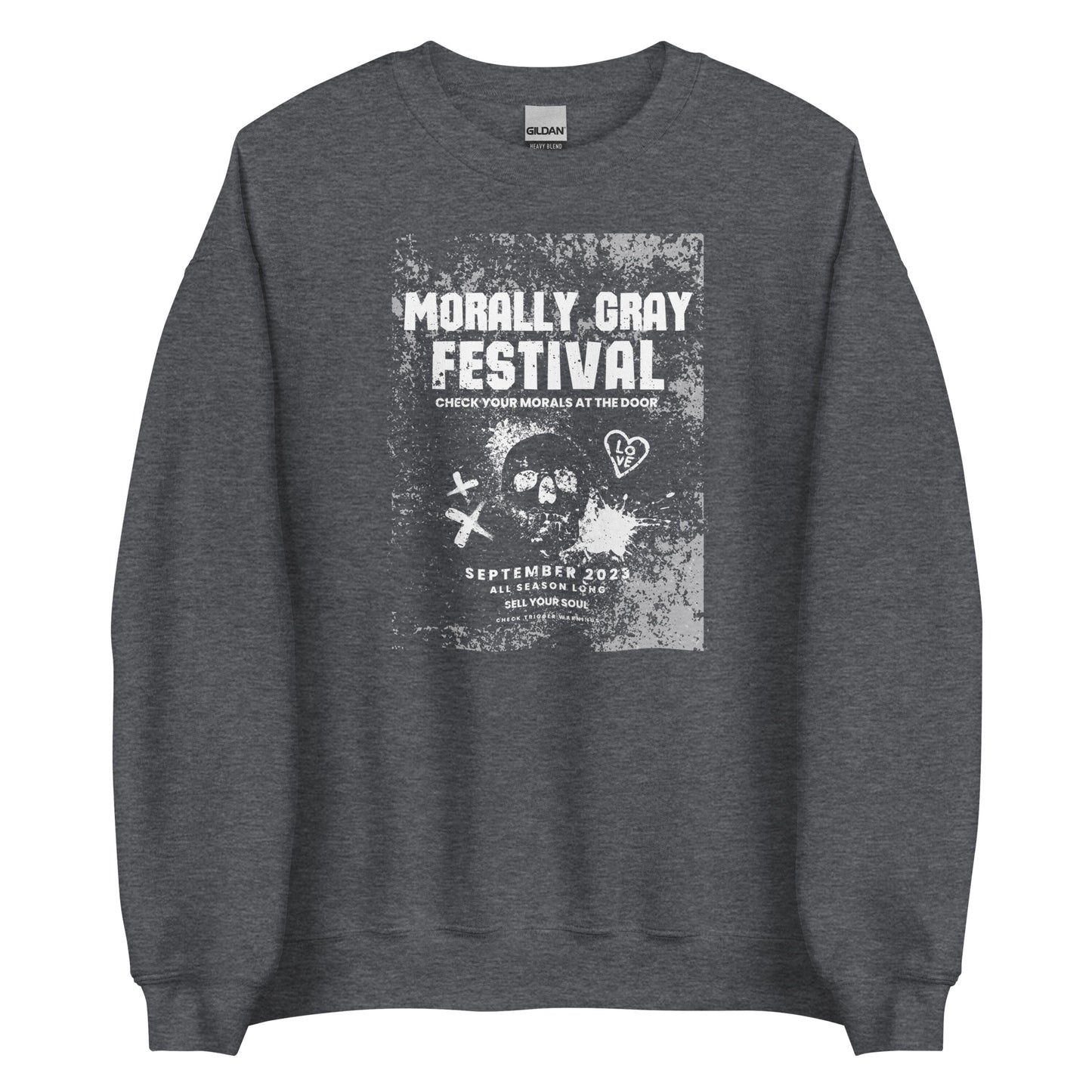 morally gray festival sweatshirt