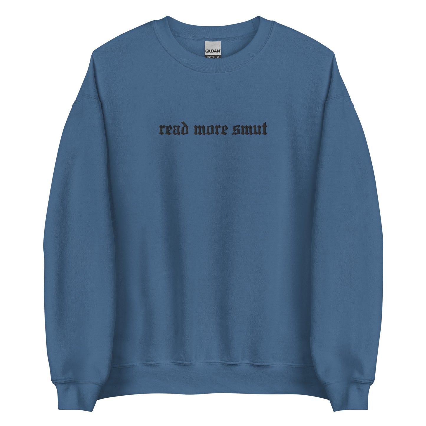 read more smut embroidered sweatshirt