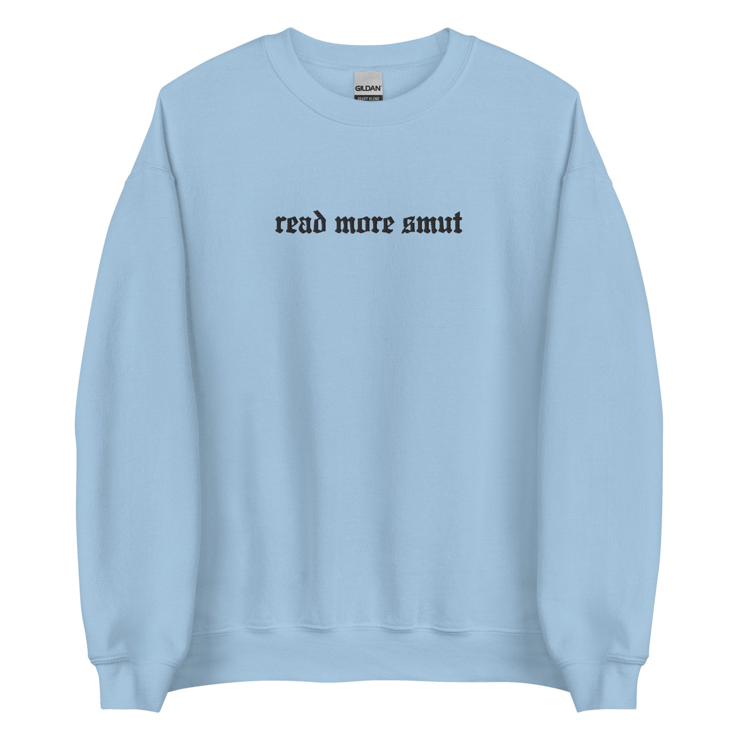 read more smut embroidered sweatshirt