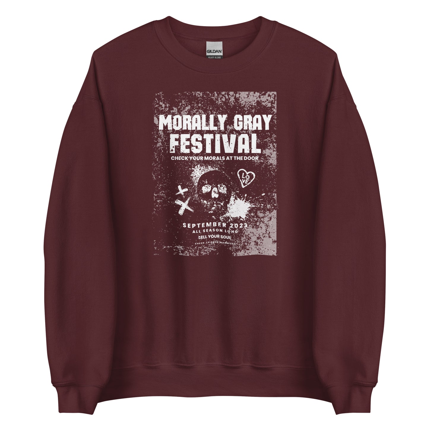 morally gray festival sweatshirt