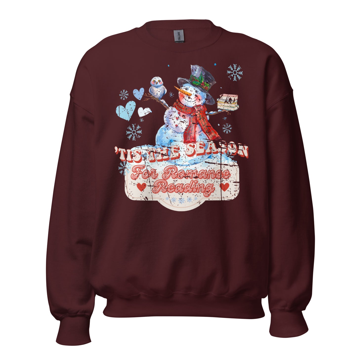 tis the season for romance reading sweatshirt