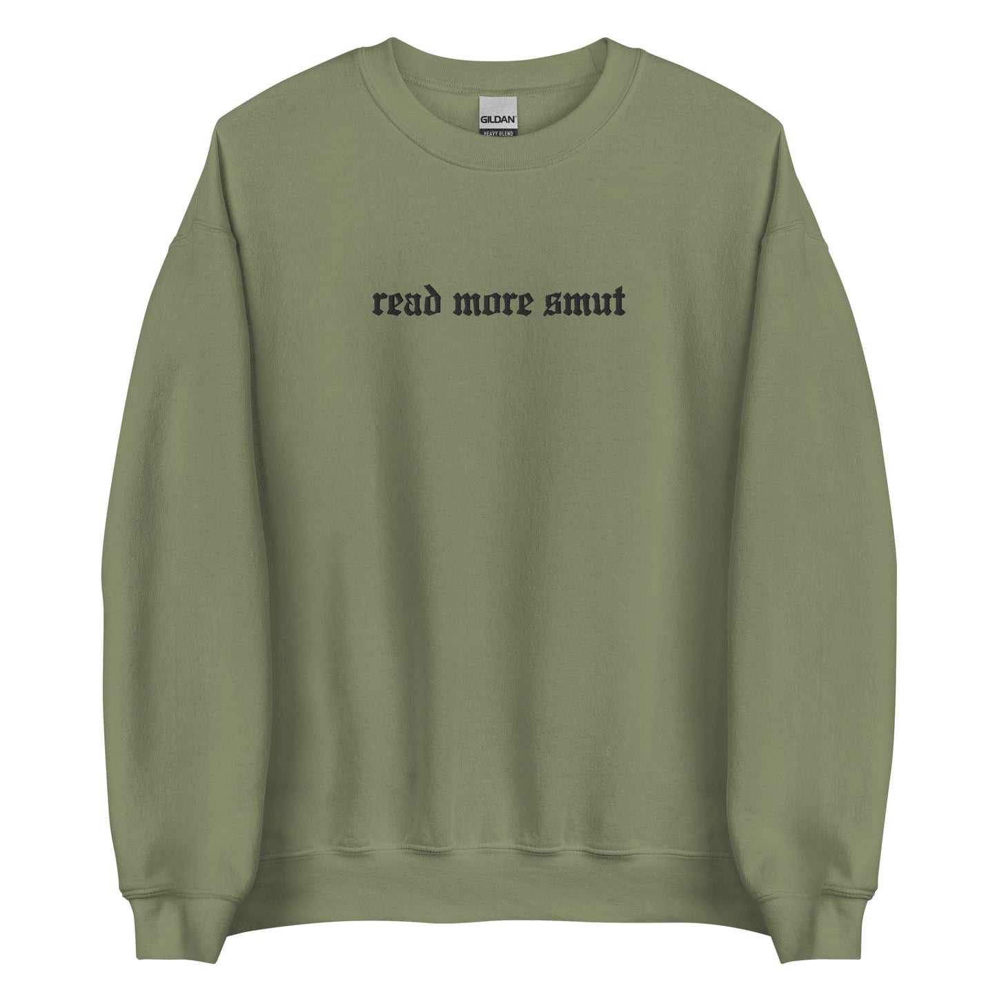 read more smut embroidered sweatshirt