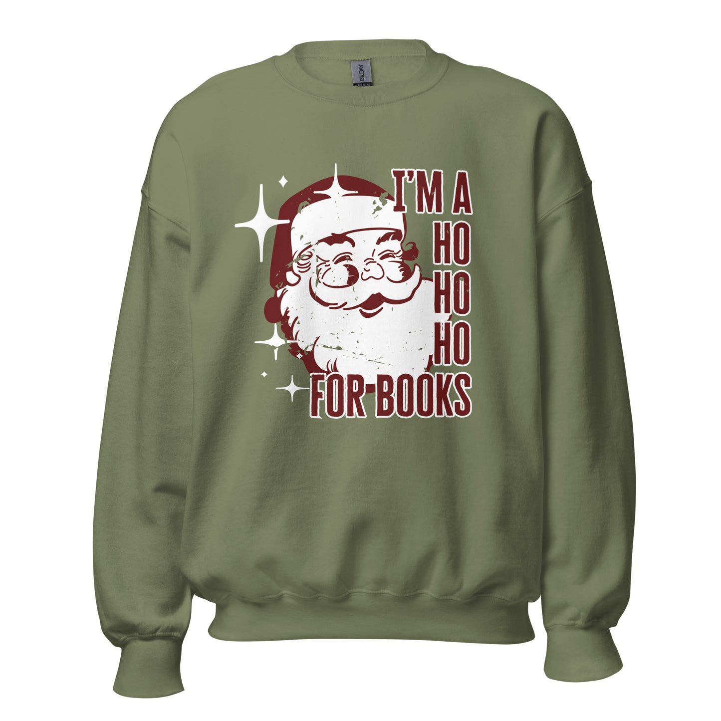 ho ho ho for books sweatshirt