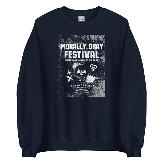 morally gray festival sweatshirt