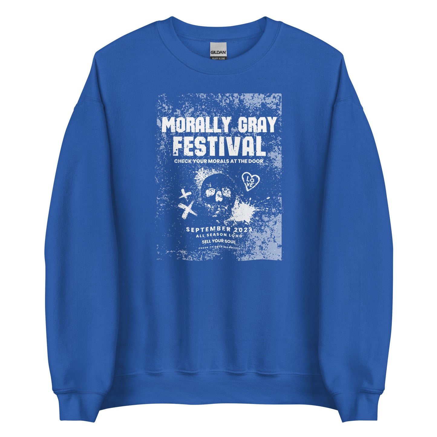 morally gray festival sweatshirt