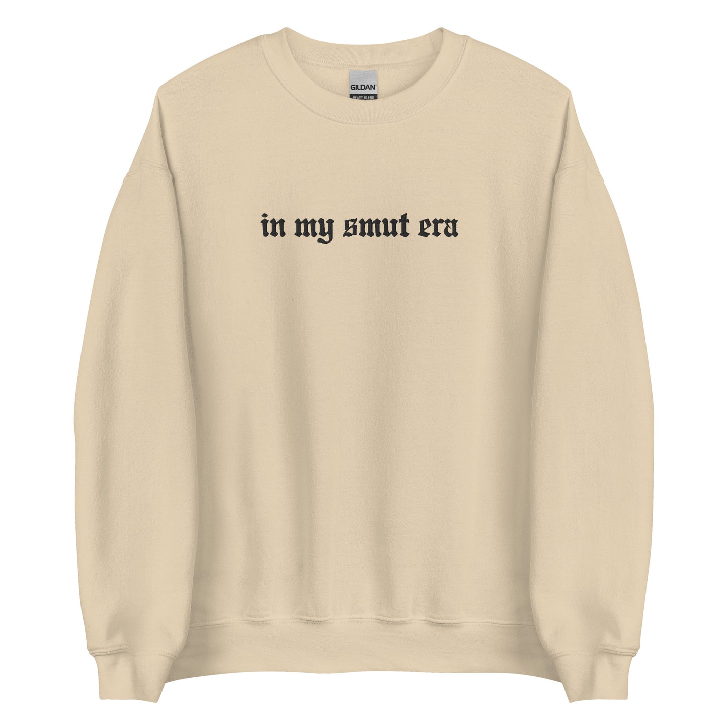 in my smut era embroidered sweatshirt