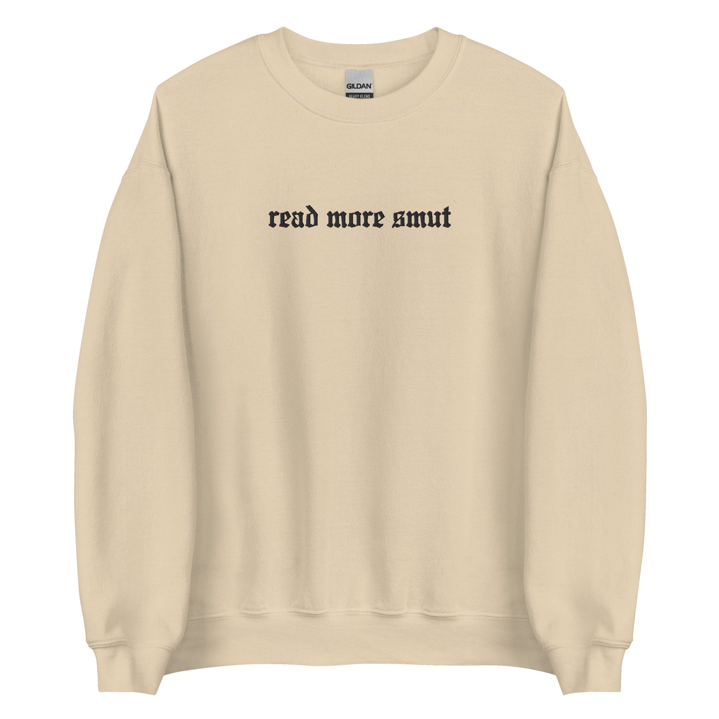 read more smut embroidered sweatshirt
