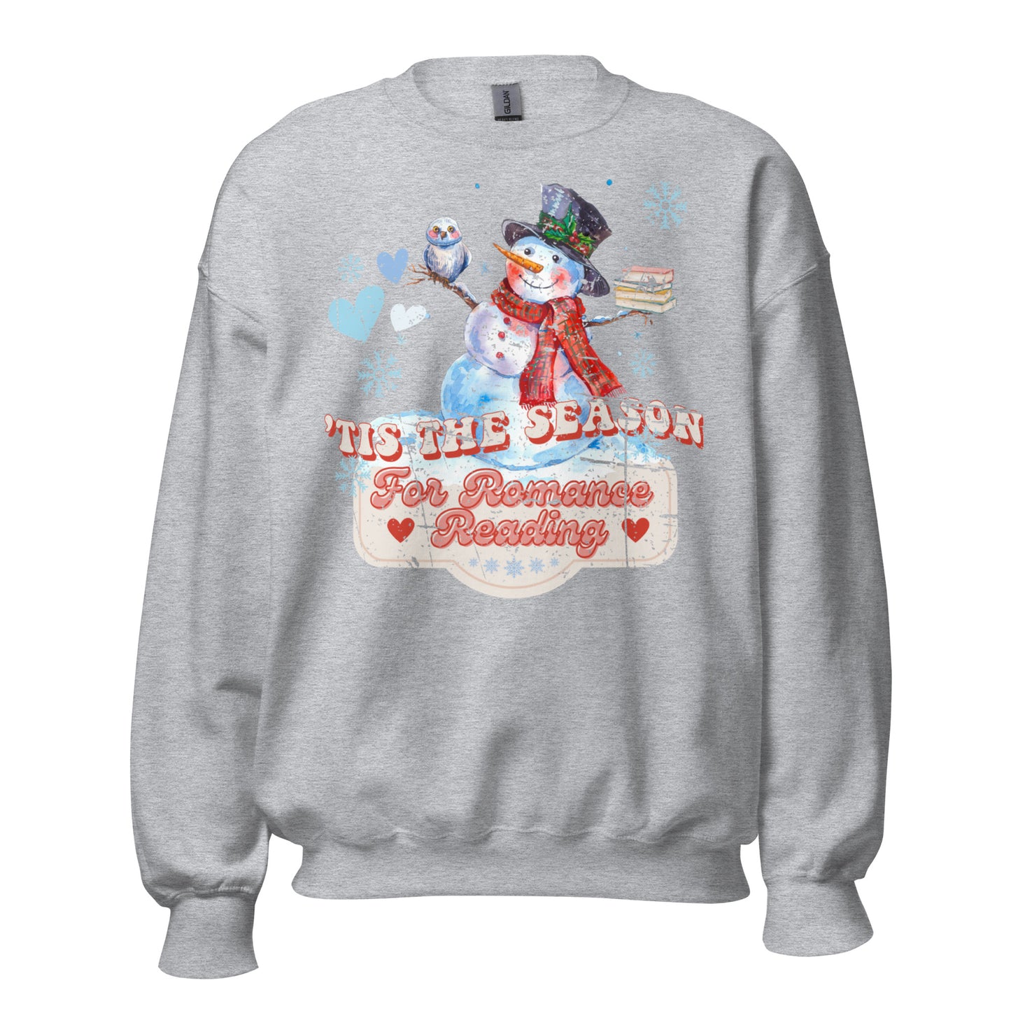 tis the season for romance reading sweatshirt