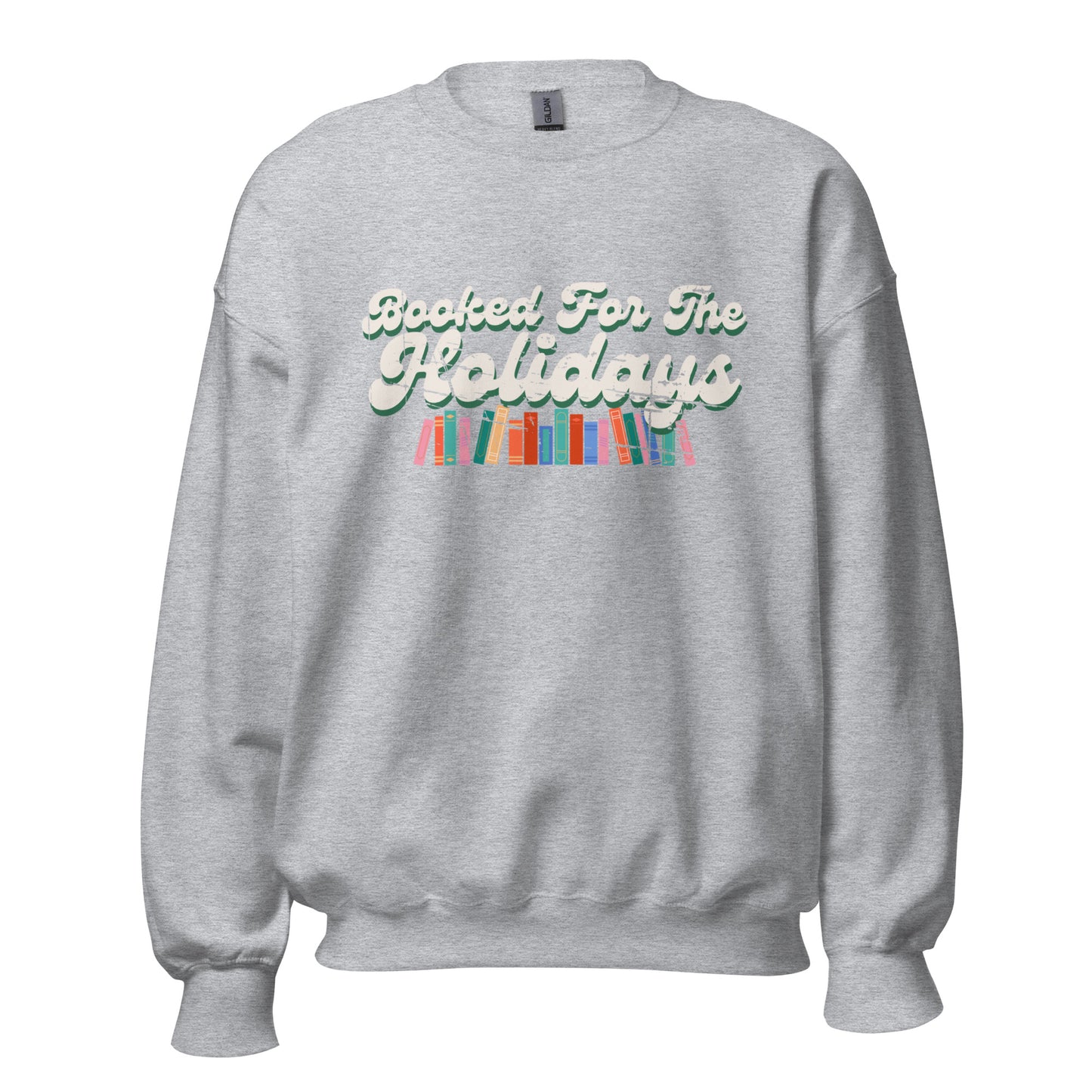 booked for the holidays sweatshirt