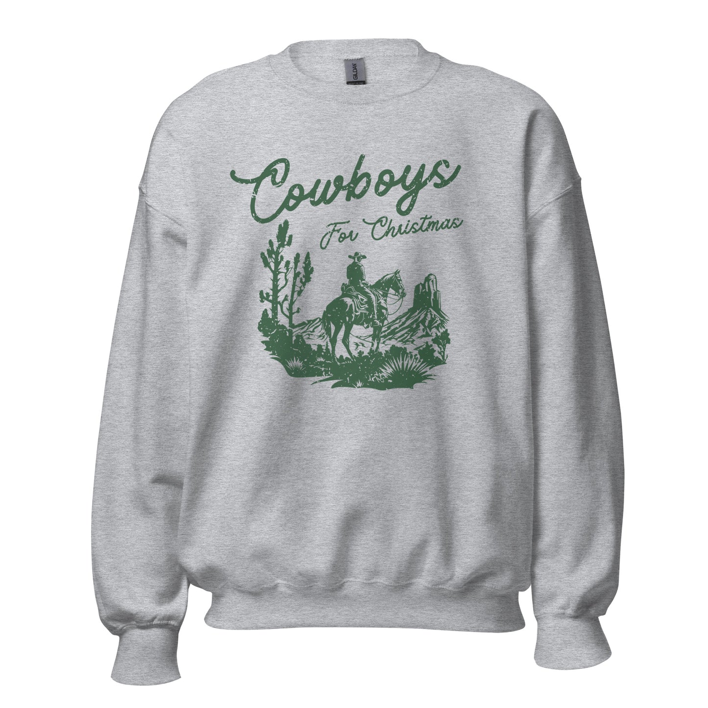 cowboys for christmas sweatshirt